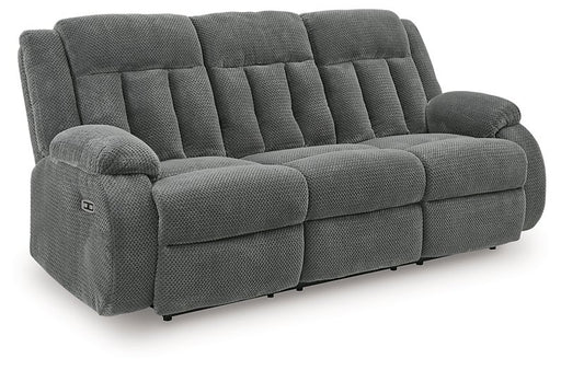 Observation Power Reclining Sofa with Drop Down Table - Plourde Furniture Co (Caribou, ME)