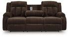 Observation Power Reclining Sofa with Drop Down Table - Plourde Furniture Co (Caribou, ME)