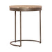 Eclipse Nesting Tables in Greystone Marble Top w/ Pewter Metal image