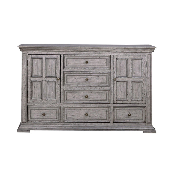 Big Valley 2 Door 6 Drawer Dresser image