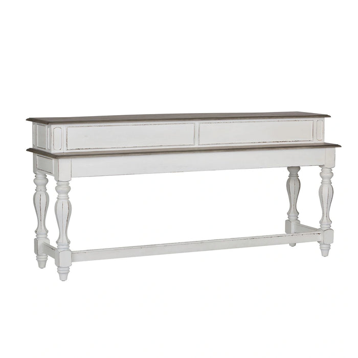 Magnolia Manor 4 Piece Console Set (1-Console 3-Stools) image