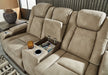 Next-Gen DuraPella Power Reclining Loveseat with Console - Plourde Furniture Co (Caribou, ME)