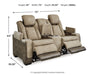 Next-Gen DuraPella Power Reclining Loveseat with Console - Plourde Furniture Co (Caribou, ME)