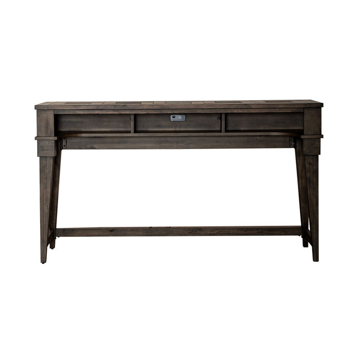 Arrowcreek Console Bar Table in Weathered Stone - Plourde Furniture Co (Caribou, ME)