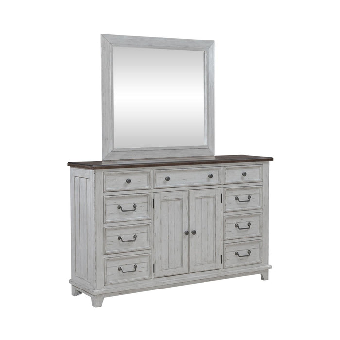 River Place Dresser & Mirror - Plourde Furniture Co (Caribou, ME)