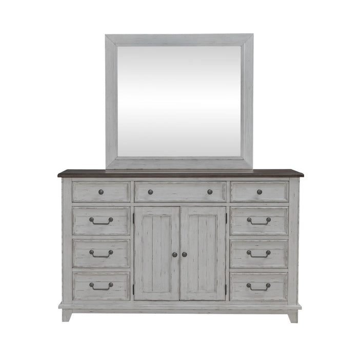 River Place Dresser & Mirror - Plourde Furniture Co (Caribou, ME)