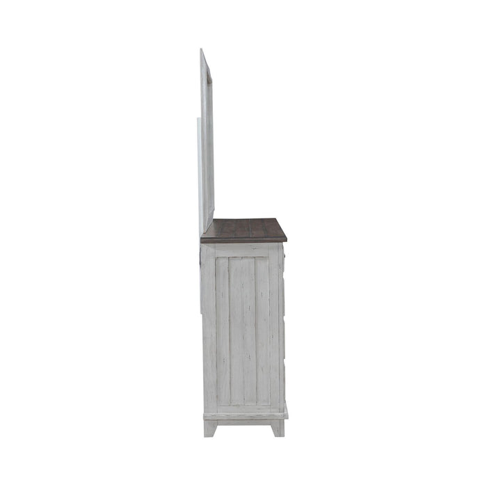 River Place Dresser & Mirror - Plourde Furniture Co (Caribou, ME)
