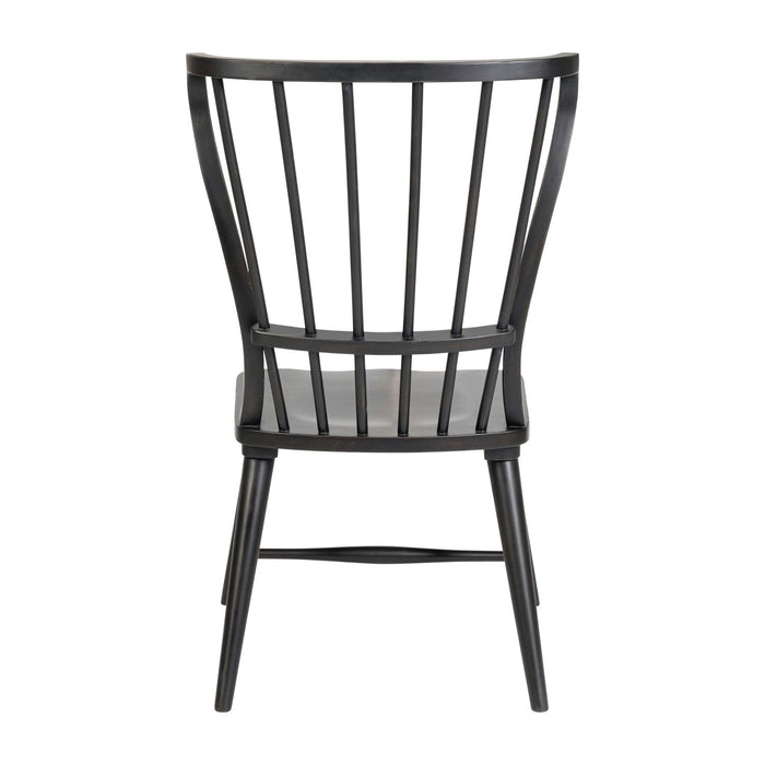 River Place Windsor Back Side Chair - Black (RTA) - Plourde Furniture Co (Caribou, ME)