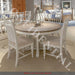 Liberty Furniture River Place Round Pedestal Table in Riverstone White & Tobacco image
