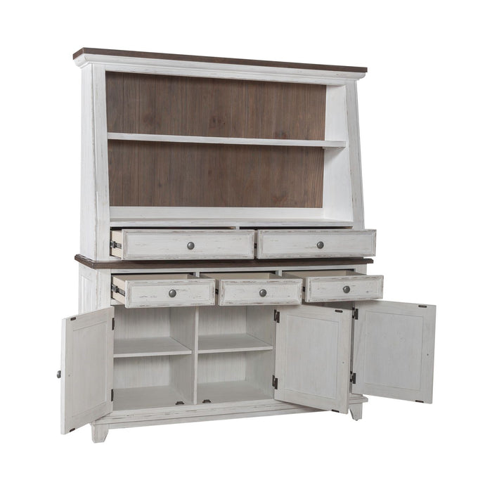 River Place Server & Hutch - Plourde Furniture Co (Caribou, ME)