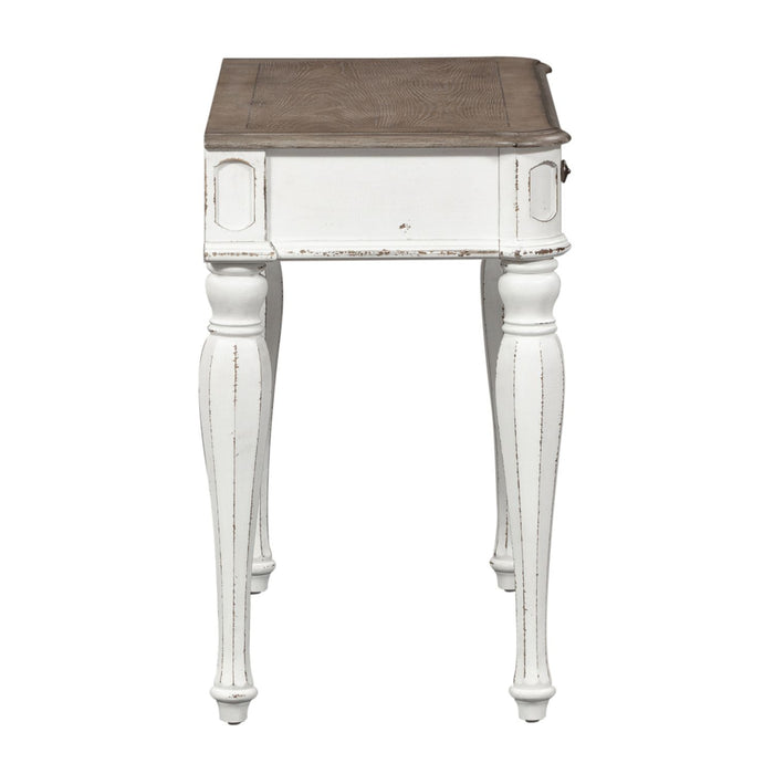Magnolia Manor Accent Vanity Desk in Antique White - Plourde Furniture Co (Caribou, ME)