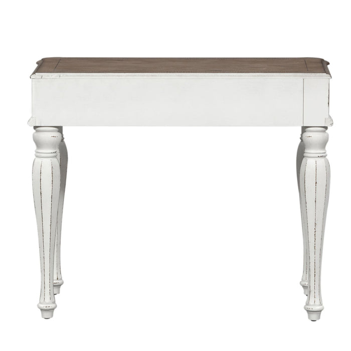 Magnolia Manor Accent Vanity Desk in Antique White - Plourde Furniture Co (Caribou, ME)