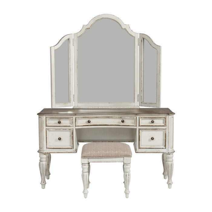 Magnolia Manor 3 Piece Vanity Set - Plourde Furniture Co (Caribou, ME)