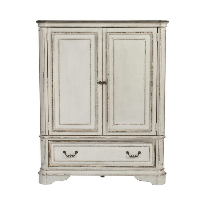 Magnolia Manor Door Chest in Antique White - Plourde Furniture Co (Caribou, ME)