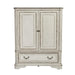 Magnolia Manor Door Chest in Antique White - Plourde Furniture Co (Caribou, ME)