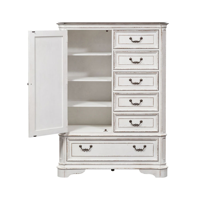 Magnolia Master Chest Manor in Antique White - Plourde Furniture Co (Caribou, ME)