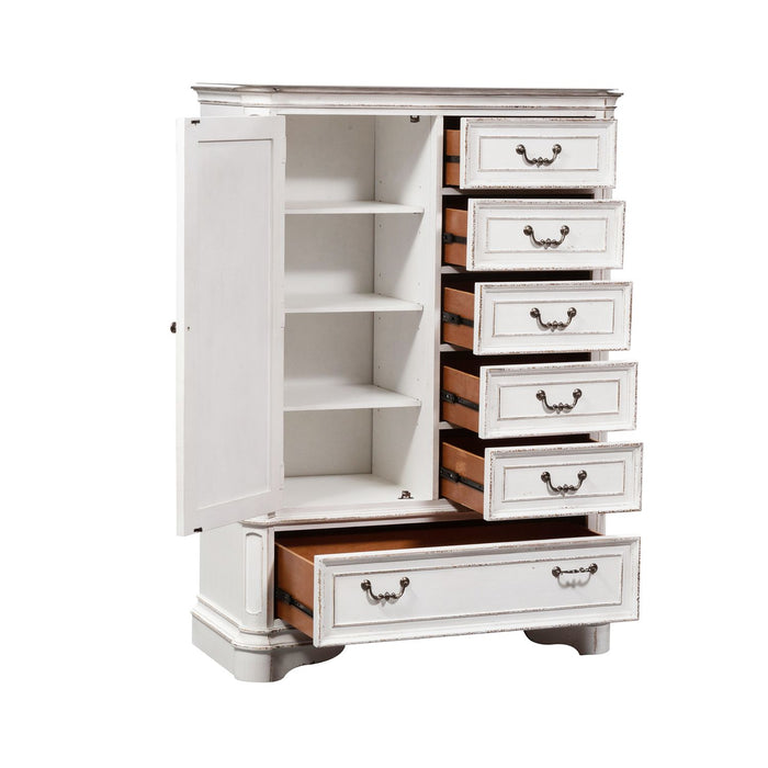Magnolia Master Chest Manor in Antique White - Plourde Furniture Co (Caribou, ME)