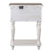 Magnolia Manor Leg Nightstand in Antique White - Plourde Furniture Co (Caribou, ME)