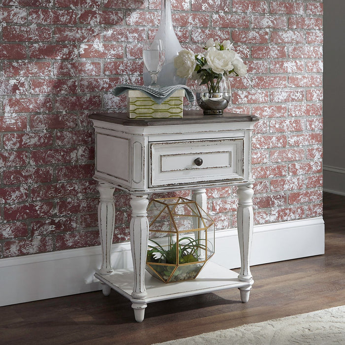 Liberty Magnolia Manor Leg Nightstand in Antique White image