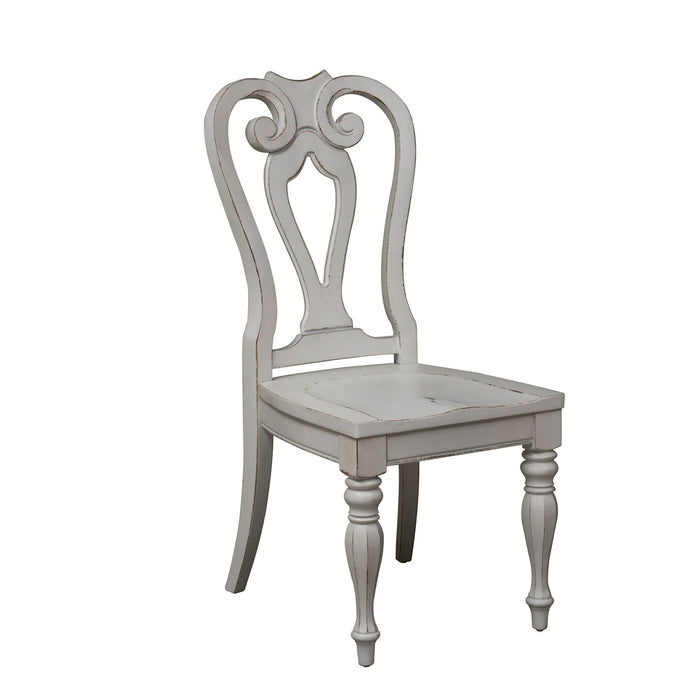 Magnolia Manor 5 Piece Pedestal Table Set