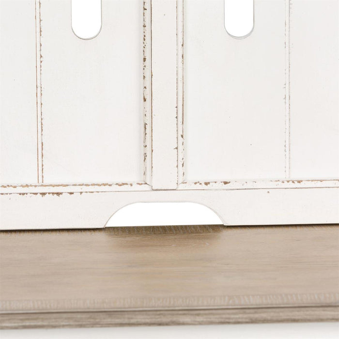 Liberty Furniture Magnolia Manor Entertainment Hutch in Antique White