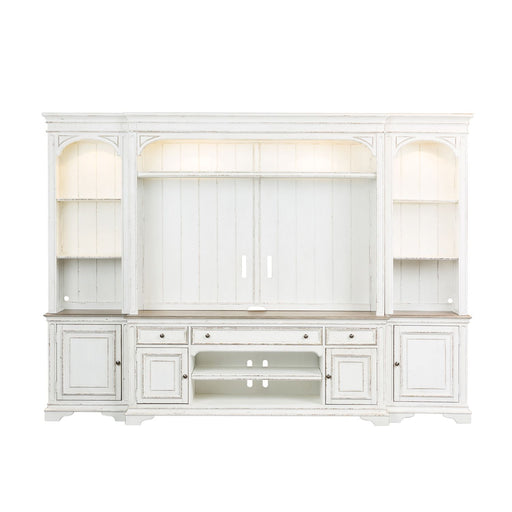 Magnolia Manor Entertainment Center with Piers - Plourde Furniture Co (Caribou, ME)