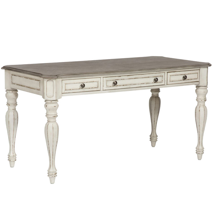 Magnolia Manor Writing Desk in Antique White - Plourde Furniture Co (Caribou, ME)