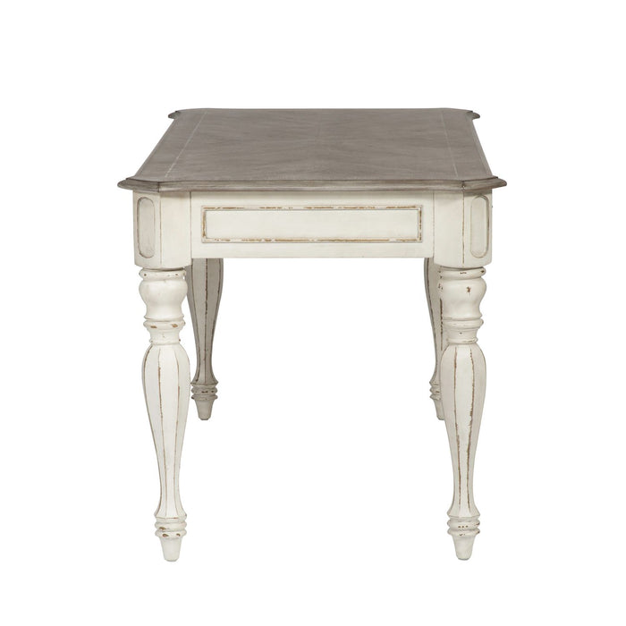 Magnolia Manor Writing Desk in Antique White - Plourde Furniture Co (Caribou, ME)