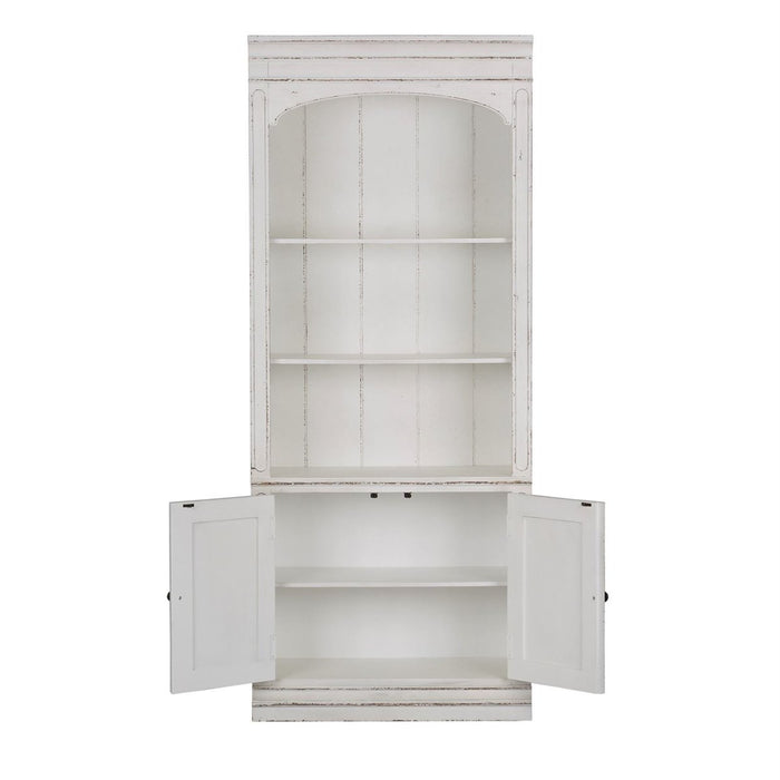 Liberty Magnolia Manor Bunching Bookcase in Antique White