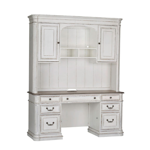 Magnolia Manor Credenza & Hutch - Plourde Furniture Co (Caribou, ME)