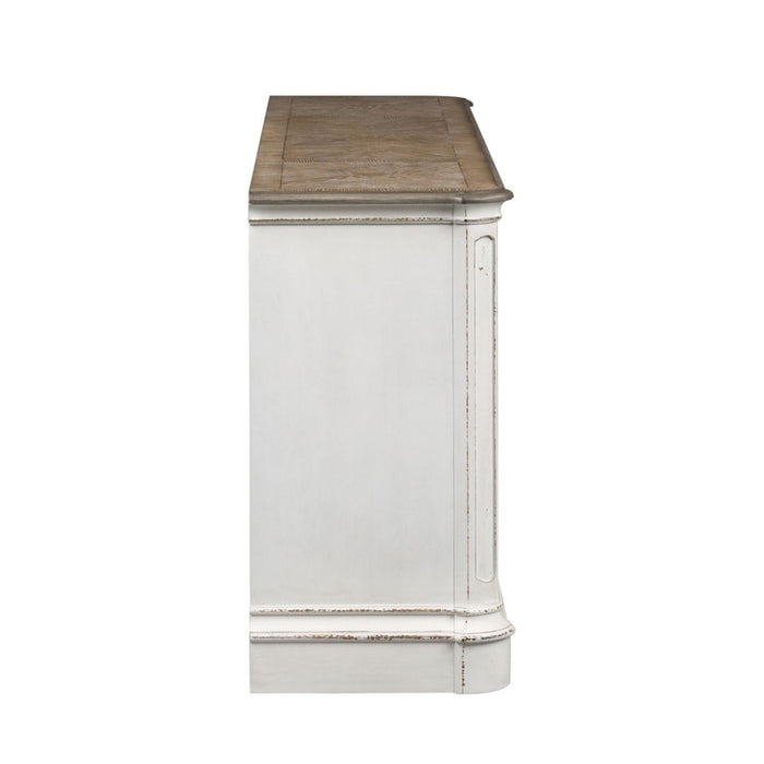 Liberty Magnolia Manor Entertainment TV Stand in Antique White