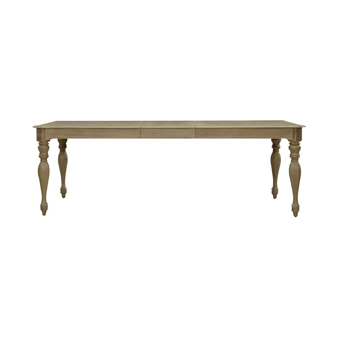 Liberty Furniture Magnolia Manor Rectangular Leg Dining Table in Weathered Bisque image