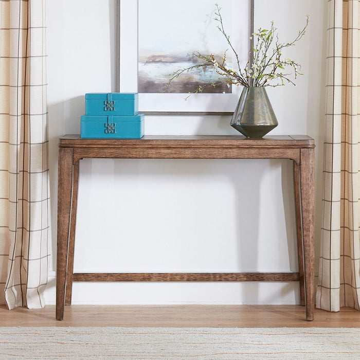 Liberty Furniture Ashford Console Bar Table in Sienna