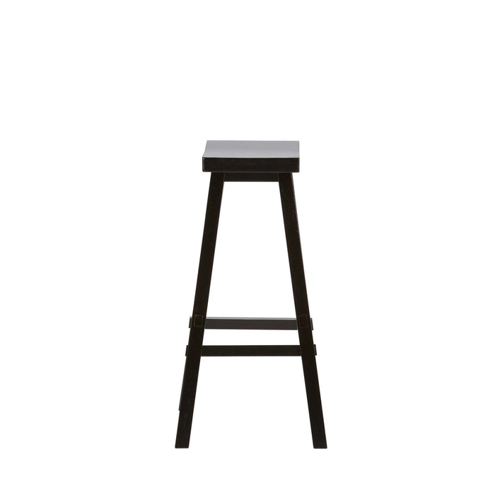 Creations 30 Inch Sawhorse Barstool - Black (RTA) image