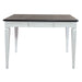 Allyson Park Pedestal Counter Height Leg Table in Wirebrushed White image