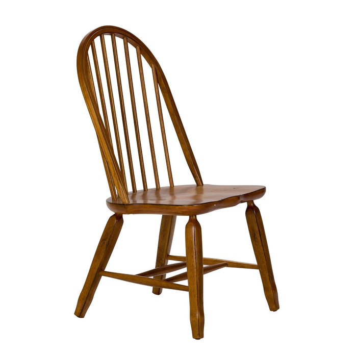 Treasures Bow Back Side Chair - Oak image