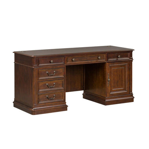 Brayton Manor Jr Executive Credenza in Cognac - Plourde Furniture Co (Caribou, ME)