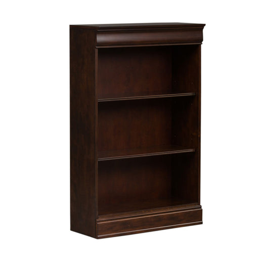 Brayton Manor Jr Executive 48 Inch Bookcase (RTA) in Cognac - Plourde Furniture Co (Caribou, ME)
