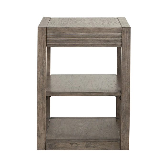 Bartlett Field Chairside Table in Dusty Taupe image