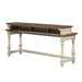 Morgan Creek Console Bar Table in Antique White image