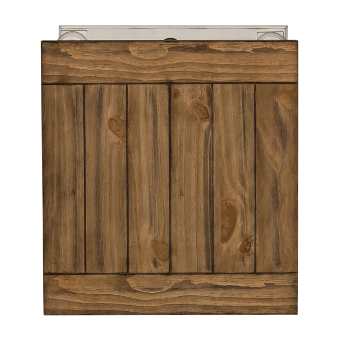 Morgan Creek End Table in Antique White image