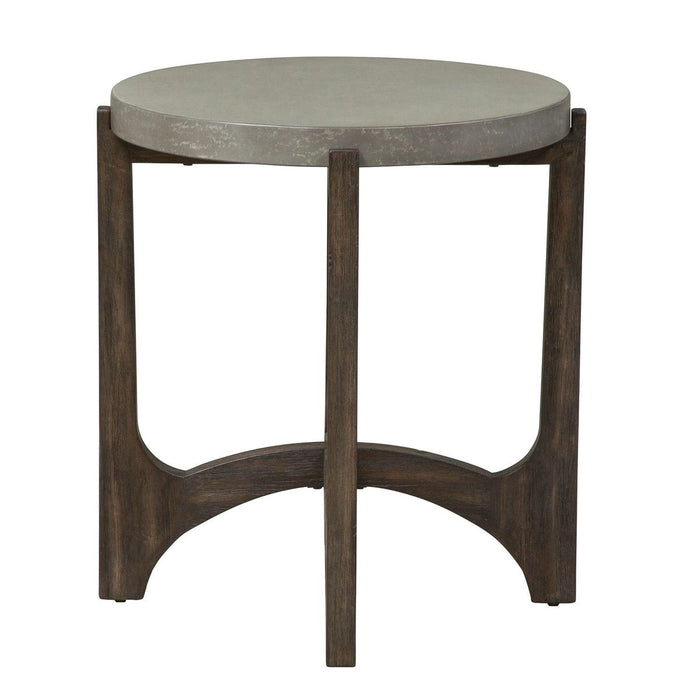 Liberty Furniture Cascade End Table in Wire Brush Rustic Brown image