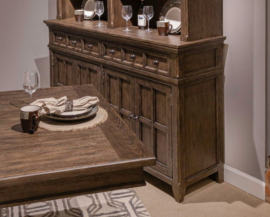Liberty Furniture Paradise Valley Buffet in Saddle Brown image
