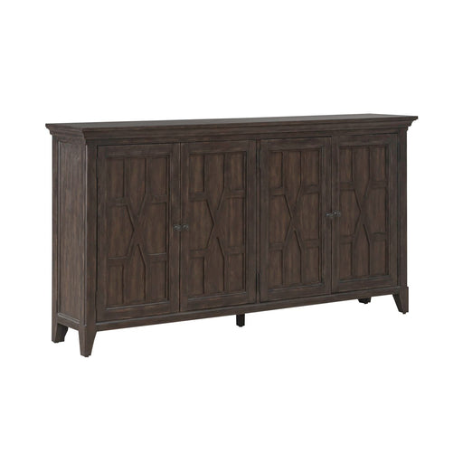 Paradise Valley Hall Buffet in Saddle Brown - Plourde Furniture Co (Caribou, ME)