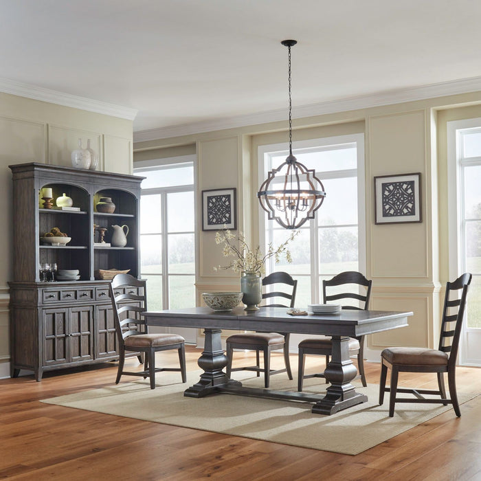 Paradise Valley 5 Piece Trestle Table Set image