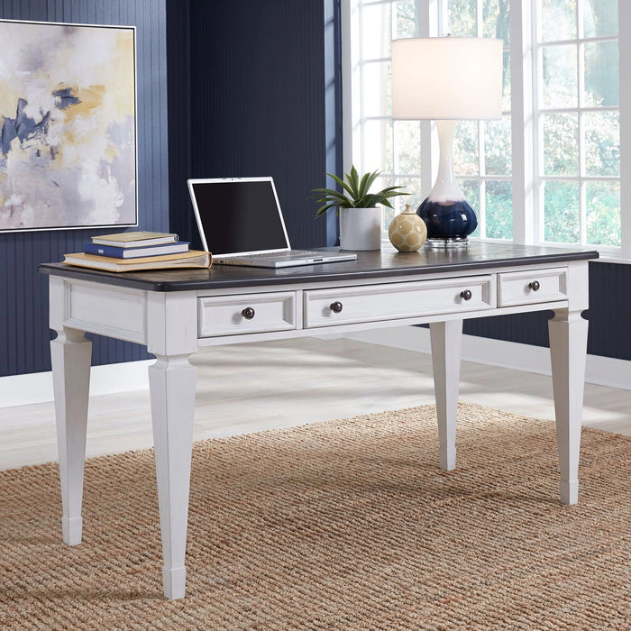 Allyson Park Writing Desk in Wirebrushed White image