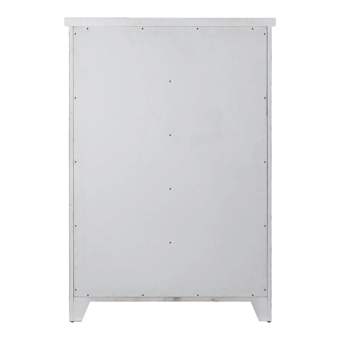 Backroads Drawer Chest in Weathered White/Parchment Brown image