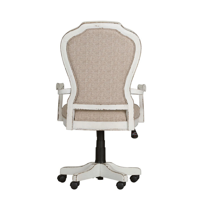 Magnolia Manor Jr Executive Desk Chair in Antique White image