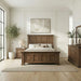 Big Valley Panel Bed, Dresser & Mirror, Night Stand image