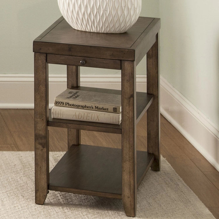Mitchell Chairside Table in Brown image